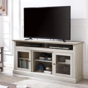 1-226.jpg Contemporary TV Media Stand, Modern Entertainment Console for TVs Up to 65", with Open & Closed Storage Space