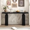 1-9.jpg STYLE: Chic, Elegant & Luxurious Acacia Veneer Console Table, Ideal for Entryways, Hallways, Living Rooms, Foyers and Corridors.