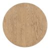 5-Piece Retro Dining Set C Round Extendable Wood Dining Table with 4 Upholstered Dining Chairs