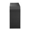 Modern Console Table with 2 Storage Drawers, Fluted Panel Entryway Table with Rounded Edges for Hallway, Living Room & Entryway