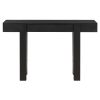 2-136.jpg Rustic Minimalist Wooden Console Table with Hidden Drawer & Side Power Outlet, Versatile Entryway Table for Entryways, Living Rooms & Home Offices