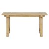 6-Piece Farmhouse Dining Set for 6 Seats, Solid Wood Frame & Legs with Ergonomic Dual-Style Chairs, Ideal for Kitchen & Dining Room