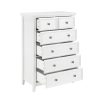 Modern 6-Drawer Dresser Cabinet C Farmhouse Style, Ideal for Living Room Clothes Storage & Closet Organization