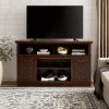 Retro Mid-Century Modern TV Stand with Storage Shelf, Entertainment Center Fits TVs up to 65 Inches, Media TV Console Table for Living Room