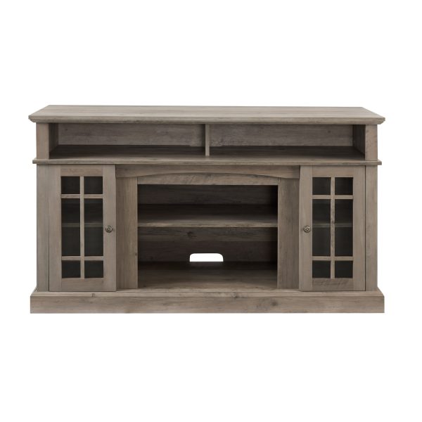 Modern Classic TV Media Stand, Entertainment Console for TVs Up to 65" with Open & Closed Storage