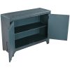 2-33.jpg 40'' Modern Storage Cabinet with Uniquely Designed Doors & 1 Adjustable Shelf, Suitable for Living Room, Study and Multiple Home Spaces