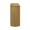2-5.jpg Curved Console Table with Unique Vertical Stripes, Ideal for Living Room, Study and Entryway