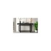 59.1'' Extra Long Painted Console Table with Pine Veneer, Unique Triple Rectangle Design and Thick Pine Wood Legs, Versatile for Entryway, Living Room and Kitchen