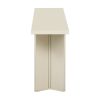 Stylish Console Table with Pine Veneer & Geometric Legs C Perfect for Living Room, Study & Dining Room