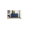 Wooden Sideboard Buffet Cabinet with Adjustable Shelves & Gold Handles, Storage Solution for Kitchen, Dining Room & Living Room