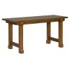 6-Piece Farmhouse Dining Set for 6 People, Solid Wood Frame & Legs Dining Furniture with Ergonomic Dual-Style Chairs, Perfect for Kitchen & Dining Room