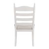 5-Piece Retro Wooden Dining Set with Round Extendable Table & 4 Upholstered Chairs