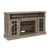 Classic TV Media Stand, Modern Entertainment Console Compatible with TVs Up to 65", Featuring Open & Closed Storage Spaces