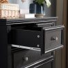 3-247.jpg Modern 6-Drawer Dresser & Storage Cabinet C Farmhouse Style Chest of Drawers with 6 Drawers, Multifunctional Closet Organizer for Clothes Storage, Suitable for Living Room and Home Organization