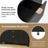 3-31.jpg Wave-Design Storage Sideboard with 3 Adjustable Shelves, 3 Drawers & Soft-Close Doors, Metal Handle Accent Console Table for Study, Hallway & Living Room, Available in 3 Colors