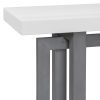 3-43.jpg 59.1'' Painted Entryway Console Table with Pine Veneer, Unique Triple-Rectangle Structure, Thick Solid Pine Legs, Extra-Long Sofa Table for Hallway, Living Room & Kitchen