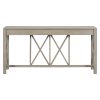 3-46.jpg 60'' Acacia Veneer Console Table with 4 Spacious Drawers, Modern Crisscross Design Entryway Table with Open Bottom Storage, Farmhouse Sofa Table for Living Room, Kitchen, Dining Room & Hallway