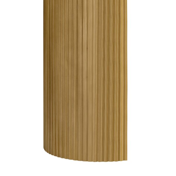 3-5.jpg Curved Console Table with Unique Vertical Stripes, Ideal for Living Room, Study and Entryway