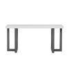 Geometric Design Console Table with Solid Pine Wood Legs, Suitable for Entryway, Hallway, Living Room and Bedroom