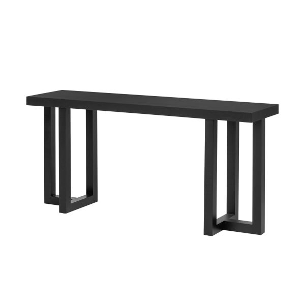 Geometric Console Table with Solid Pine Legs C Ideal for Entryway, Hallway, Living Room and Bedroom