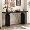 3-9.jpg STYLE: Chic, Elegant & Luxurious Acacia Veneer Console Table, Ideal for Entryways, Hallways, Living Rooms, Foyers and Corridors.