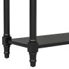 Daisy Series Traditional Console Table with Two Drawers & Bottom Storage Shelf