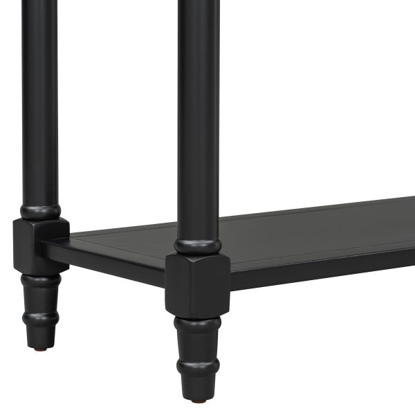 Daisy Series Traditional Console Table with Two Drawers & Bottom Storage Shelf