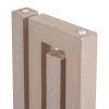Uniquely Designed Oak Veneer Console Table with Distinctive Side Silhouettes C Suitable for Entryway, Hallway, Living Room, Foyer & Corridor