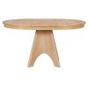 Vintage Extendable Dining Table (42"-58") for 4-6 People, Rustic Farmhouse Kitchen Table with Distressed Finish & Sturdy Crossed Legs