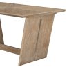 6-Piece Retro Dining Set for 6, 60" Wooden Kitchen Table with 4 Chairs & Bench, Trestle Base for Kitchen & Dining Room