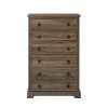 4-220.jpg Modern 6-Drawer Tall Dresser, Bedroom Chest of Drawers & Closet Storage Organizer, Easy-Pull Handles with Textured Borders, Ideal for Living Room & Hallway