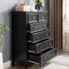 4-247.jpg Modern 6-Drawer Dresser & Storage Cabinet C Farmhouse Style Chest of Drawers with 6 Drawers, Multifunctional Closet Organizer for Clothes Storage, Suitable for Living Room and Home Organization