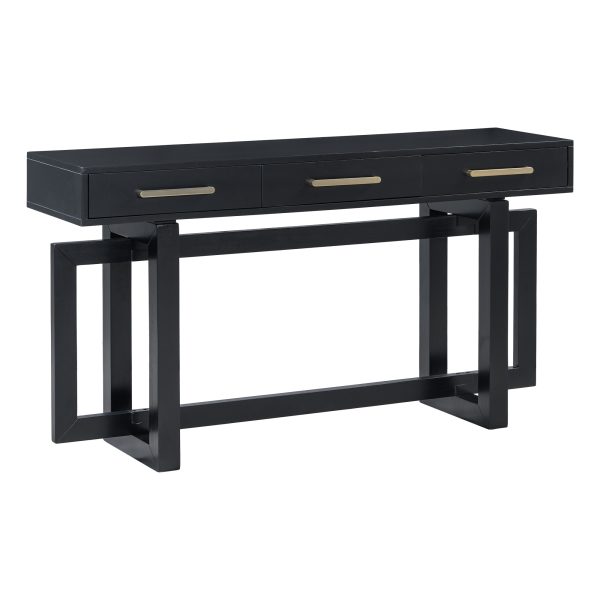 4-25.jpg Elegant Console Table with 3 Drawers, Extra-Long Entryway Table Ideal for Entryway, Hallway, Living Room, Foyer and Corridor