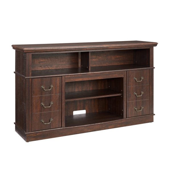 Retro Mid-Century Modern TV Stand with Storage Shelf, Entertainment Center Fits TVs up to 65 Inches, Media TV Console Table for Living Room