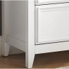 Modern 7-Drawer Dresser Cabinet, Farmhouse Style Chest of Drawers with Storage, Multi-Purpose Clothes Organizer for Living Room and Closet