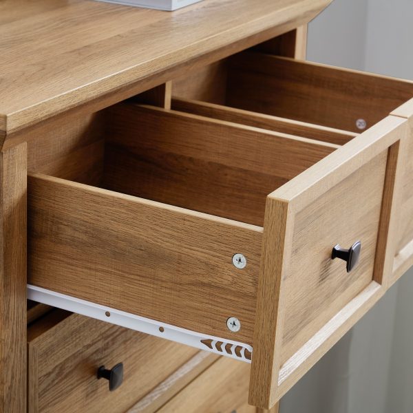6-Drawer Tall Dresser, Vertical Chest of Drawers Storage Cabinet for Closet & Living Room Clothes Organizing