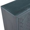 4-33.jpg 40'' Modern Storage Cabinet with Uniquely Designed Doors & 1 Adjustable Shelf, Suitable for Living Room, Study and Multiple Home Spaces