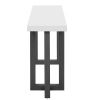 Geometric Design Console Table with Solid Pine Wood Legs, Suitable for Entryway, Hallway, Living Room and Bedroom