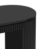 Curved Vertical Stripe Console Table for Living Room, Study & Entryway