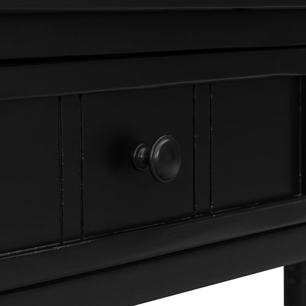 Daisy Series Traditional Console Table with Two Drawers & Bottom Storage Shelf