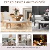 5-Piece Rustic Round Dining Set with 3 Upholstered Chairs + Curved Bench, Perfect for Dining Room/Kitchen/Living Room