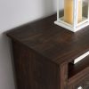 Modern Farmhouse TV Stand for TVs Up to 65", Media Console Entertainment Center with Glass Doors for Living Room