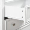 Modern 6-Drawer Dresser Cabinet C Farmhouse Style, Ideal for Living Room Clothes Storage & Closet Organization