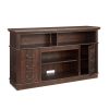 Retro Mid-Century Modern TV Stand with Storage Shelf, Entertainment Center Fits TVs up to 65 Inches, Media TV Console Table for Living Room