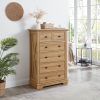 6-Drawer Tall Dresser, Vertical Chest of Drawers Storage Cabinet for Closet & Living Room Clothes Organizing