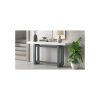 5-43.jpg 59.1'' Painted Entryway Console Table with Pine Veneer, Unique Triple-Rectangle Structure, Thick Solid Pine Legs, Extra-Long Sofa Table for Hallway, Living Room & Kitchen