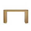 5-5.jpg Curved Console Table with Unique Vertical Stripes, Ideal for Living Room, Study and Entryway