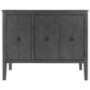 5-72.jpg Adjustable Shelf Storage Sideboard with 3 Vintage Metal Handles & 4 Solid Pine Wood Legs, Perfect for Entryway, Living Room, Study and Dining Room