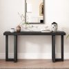 Geometric Console Table with Solid Pine Legs C Ideal for Entryway, Hallway, Living Room and Bedroom