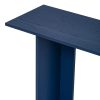 Modern Curved Ash Veneer Console Table with Open Shelf C Ideal for Entryway, Hallway, Living Room, Foyer & Corridor